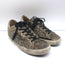 Golden Goose Superstar Sneakers Metallic Leopard Print Suede Size 38