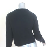 Free People Nocturnal Solid Cardigan Black Wool-Cashmere Size Extra Small NEW