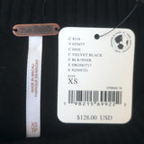 Free People Nocturnal Solid Cardigan Black Wool-Cashmere Size Extra Small NEW