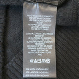 Free People Nocturnal Solid Cardigan Black Wool-Cashmere Size Extra Small NEW