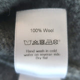 Celine Phoebe Philo Shredded Knit Crewneck Sweater Gray Wool Size Medium