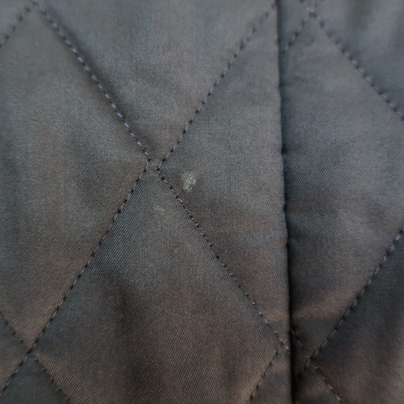 Burberry London Quilted Snap-Front Jacket Black Size Small