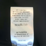 Altuzarra Benny Lace-Up Top Black Silk Size 40 Long Sleeve Blouse