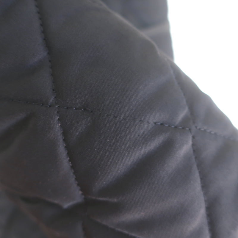 Burberry London Quilted Snap-Front Jacket Black Size Small