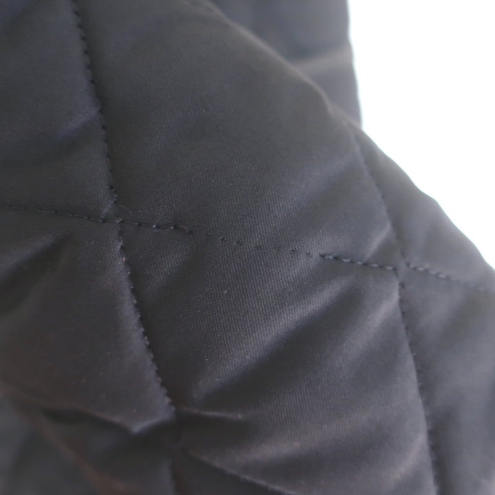 Burberry London Quilted Snap-Front Jacket Black Size Small