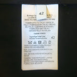 Bottega Veneta Pleated Tweed Mini Skirt Brown Silk-Blend Size 42