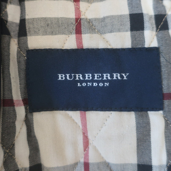 Burberry London Quilted Snap-Front Jacket Black Size Small