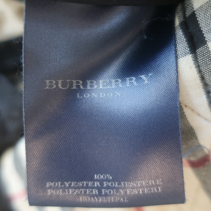 Burberry London Quilted Snap-Front Jacket Black Size Small