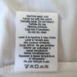 Veronica Beard Waldorf Ruched-Sleeve Tee White Cotton Jersey Size Small NEW