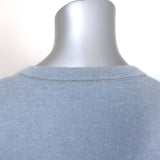 Brunello Cucinelli Cashmere V-Neck Sweater Dusty Blue Size Medium