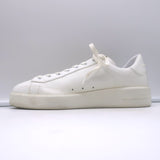 Golden Goose Pure Star Low Top Sneakers White Leather Size 42