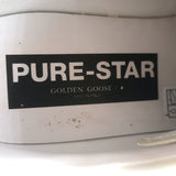 Golden Goose Pure Star Low Top Sneakers White Leather Size 42