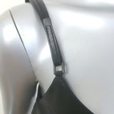 Vintage Prada Leather Mini Dress Black Size 42