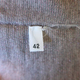 Amina Rubinacci Metallic Knit Crewneck Sweater Lavender Size 42