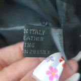 Vintage Prada Leather Mini Dress Black Size 42