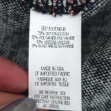 Theory Tillora Sleeveless Fit & Flare Mini Dress Black/Red Cotton-Blend Size 6