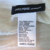 James Perse x Faliero Sarti Fringed Gauze Shawl Scarf Cream Wool-Silk