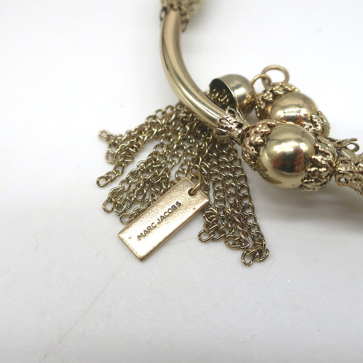 Marc by Marc Jacobs Tassel Wrap Bracelet Gold-Plated Brass