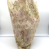 Missoni Messenger Bag Light Pink/Gold Lurex Knit Large Flat Crossbody NEW