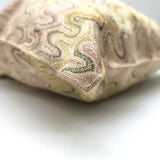 Missoni Messenger Bag Light Pink/Gold Lurex Knit Large Flat Crossbody NEW