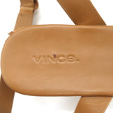 Vince Jet Cork Wedge Platform Sandals Tan Suede Size 8