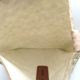 Missoni Messenger Bag Light Pink/Gold Lurex Knit Large Flat Crossbody NEW