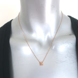 Anita Ko Pave Diamond Spike Pendant Necklace 18k Rose Gold