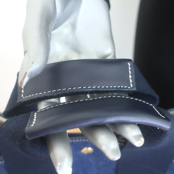 Rue De Verneuil Traversee Small Denim Crossbody Tote Indigo