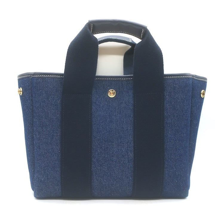 Rue De Verneuil Traversee Small Denim Crossbody Tote Indigo