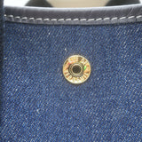 Rue De Verneuil Traversee Small Denim Crossbody Tote Indigo