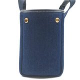 Rue De Verneuil Traversee Small Denim Crossbody Tote Indigo