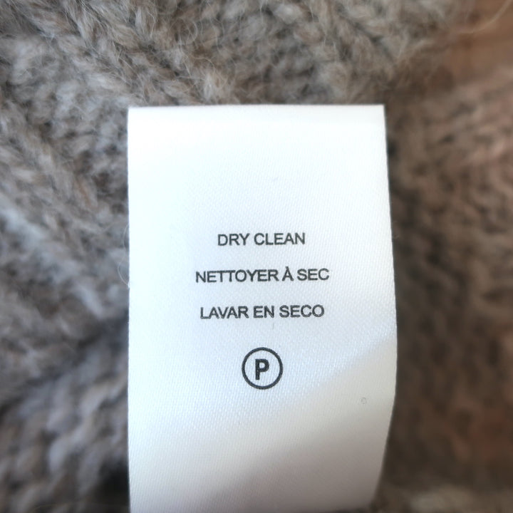 Velvet by Graham &amp; Spencer Beth Cardigan Taupe Pointelle Knit Size Extra Small