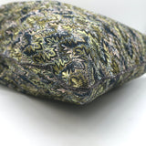 Missoni Messenger Bag Black/Green Lurex Knit Large Flat Crossbody NEW