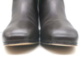 Gucci Karen Web Chelsea Boots Dark Brown Leather Size 41.5 Low-Heel Ankle Boots