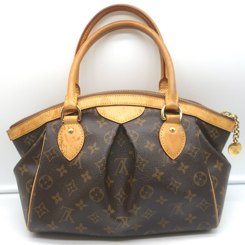Louis Vuitton Tivoli PM Shoulder Bag Brown Monogram Canvas