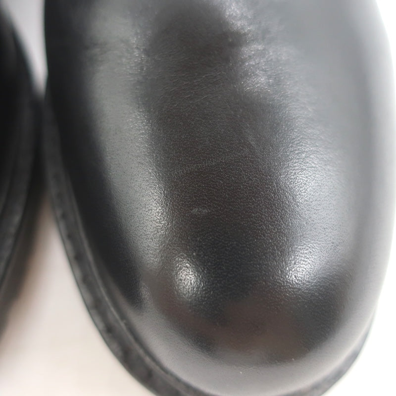 LAUREN Ralph Lauren Elridge Combat Boots Black Leather Size 8