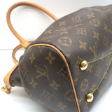 Louis Vuitton Tivoli PM Shoulder Bag Brown Monogram Canvas