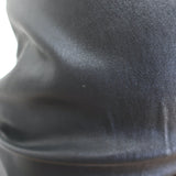 Saint Laurent Stretch Leather Zipper Leggings Black Size 42