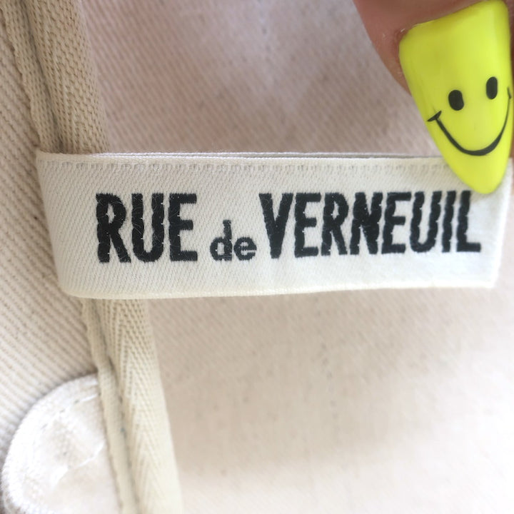 Rue De Verneuil Traversee Small Denim Crossbody Tote Indigo