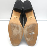 Gucci Karen Web Chelsea Boots Dark Brown Leather Size 41.5 Low-Heel Ankle Boots