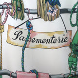 Hermes Passementerie by F Heron 90cm Scarf Light Pink Silk Twill