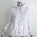 FREECITY Life Nature Love Palm Trees Hoodie Sweatshirt Light Pink Size 2