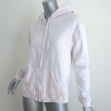 FREECITY Life Nature Love Palm Trees Hoodie Sweatshirt Light Pink Size 2