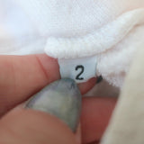 FREECITY Life Nature Love Palm Trees Hoodie Sweatshirt Light Pink Size 2