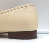 Tory Burch Jessa Horse Head Loafers Ivory Leather Size 10