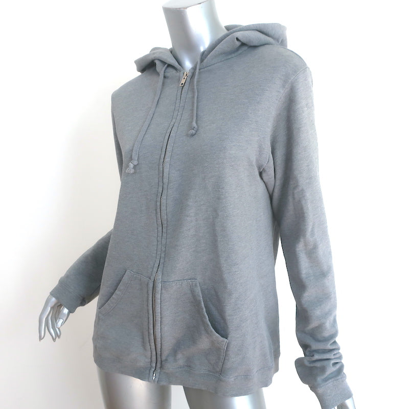 FREECITY Artists Wanted Zip-Up Hoodie Sweatshirt Gray Size 2