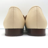 Tory Burch Jessa Horse Head Loafers Ivory Leather Size 10