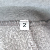 FREECITY Artists Wanted Zip-Up Hoodie Sweatshirt Gray Size 2