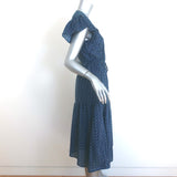 Trovata Birds of Paradis Kristi Midi Dress Navy Floral Print Size Small