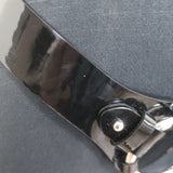Ralph Lauren O-Ring Belt Black Patent Leather Size Small